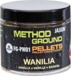 Jaxon Method Ground Pellets Vanília Fúrt Horog Pellet 8mm 100g