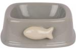 PET BRANDS Ceraмic cat feeding bowl - керамична купа с рибка 16х15х6см, Англия - PBBC06