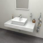 Sapho TAILOR Rockstone pult, 100x50cm, C verzió (TR100C) (TR100C)