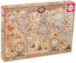Educa Puzzle Educa din 1000 de piese - Harta antica a lumii (EDU15159) Puzzle