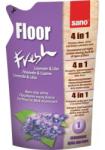 SANO Rezerva detergent Floor Fresh Sano, pardoseli, lavanda si liliac 4 in 1, 750ML 23379 (23379)