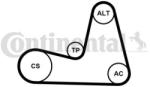 Continental Ctam Set curea transmisie cu caneluri CONTINENTAL CTAM 7PK1035K1 (7PK1035K1) - automobilus