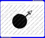 FORD ECO SPORT 2017.10-től Hátsó lökhárító vonószemtakaró FD7521286