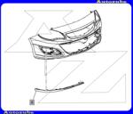 OPEL ASTRA J 2012.09-től /P10/ Első lökhárító alatti spoiler jobb "4/5 ajtós/Kombi" (koptató) W111121