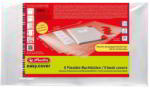 Herlitz Tankönyvborító sarokvédővel és címkével - Átlátszó (5 db / csomag) (50014750)