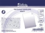 VICTORIA Redős-talpas tasak, TB4, szilikonos, 40 mm talp, VICTORIA, barna gascofil (250db/doboz) (IBI51)