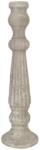 Clayre & Eef Sfesnic lumanare din ceramica gri Ø 15 cm x 52 h (6TE0337L)