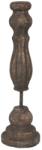 Clayre & Eef Sfesnic lumanare din ceramica maro, Ø 10 cm x 35 h (6TE0341S)