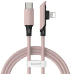 Baseus Colourful Elbow, USB Type-C/Lightning, 18W, 1.2m, Roz (CATLDC-A04)