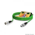 HICON Cablu prelungitor XLR 3 pini T-M Verde 15m, SGHN-1500-GN (SGHN-1500-GN)