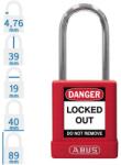 ABUS 74BS/40 KA - Egységkulcsos lakat (Több lakat azonos kulccsal) - Piros - 780264 (780264)