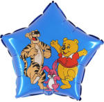 Grabo Balon folie stea albastra Tigrila si Ursul 46 cm - articole-petreceri - 14,99 RON
