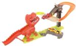 Iso Trade Set pista de curse pentru copii cu 2 masinute si lansator, tip Dinozaur, 13 piese (11666)