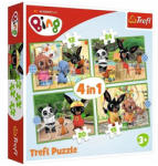 Trefl Bing boldog napja 4 az 1-ben puzzle (34357)