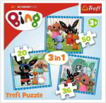 Trefl Bing - Móka a barátokkal 3 az 1-ben puzzle (34851)