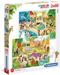 Clementoni Állatkert 2x60 db-os (21603)