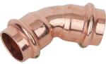 Viega Réz Profipress ív 45° BB 22mm (vf292355) - meleget