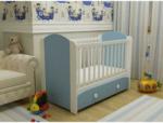 MyKids Patut cu sertar MyKids MIKI Alb-Albastru 0121PE (00080911) - babyneeds