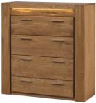 WIPMEB VELVET 75 (komód 4S) tölgy RUSTICAL