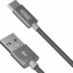 YENKEE Adat- és töltőkábel, USB A 2.0/Type C, 2 m, YCU 302 GY (YCU 302 GY)