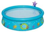 Bestway Puhafalú medence spriccelővel 152 x 38 cm világoskék FFA 648