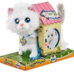 Animagic Mimi sétáló fehér plüsscica 28x23 cm 39320