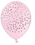 PartyDeco Balon roz cu buline