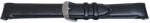  Curea piele lina capat curbat neagra 18mm - 58000 - cureaceas