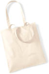 Westford Mill Bevásárló táska Westford Mill Bag for Life - Long Handles - Egy méret, Naturál