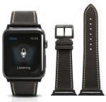 Apple Watch borjú bőr 44mm óraszíj, fekete