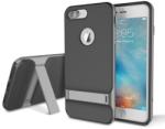 ROCK iPhone 7 Plus Royce with kickstand series hátlap, tok, szürke - tok-store