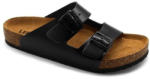  0Ft kiszállítás! Leon Comfortstep 4010 női fekete papucs 35-37 -Birkenstockhoz hasonlatos talppal