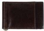 Manier Port-card din piele neagra PT239