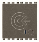 VIMAR Releu control-acces NFC/RFID, conectat, 2 Module Vimar Arke metal (VIM-19462.M)