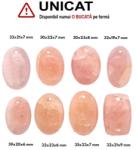  Pandantiv Morganit cu Gaura - Ovala - Dreptunghi - 30-39 x 19-23 x 6-8 mm - 1 Buc
