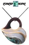  Pandantiv din Sidef Inima - 41 x 49 x 5 mm - 1 Buc