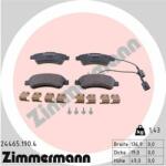 ZIMMERMANN set placute frana, frana disc ZIMMERMANN 24465.190. 4 (24465.190.4)