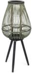 Bizzotto Felinar bambus cu picioare din lemn verde Bamboo Ø 30 cm x 61.5 h (0140945)
