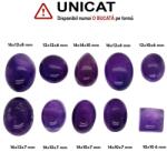  Cabochon Ametist de Forma Dreptunghi - Ovala - Disc - 10-16 x 10-14 x 6-10 mm