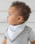 BabyBugz Bébi előke BabyBugz Bandana Bib Egy méret, Fehér/Piros