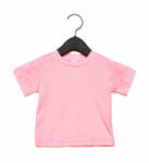 Bella Canvas Bébi rövid ujjú póló Bella Canvas Baby Jersey Short Sleeve Tee 6-12, Rózsaszín