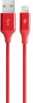 Ttec Кабел AlumiCable Lightning Charge/Data Cable, Червен, 117279