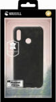 Krusell Гръб Krusell Sunne Cover естествена кожа за Huawei P20 Lite Vintage - Черен