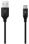 Ttec Кабел AlumiCable XL Type C 2.0 Charge/Data 2m - Черен, 115576
