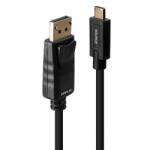 Lindy Cablu USB Type C la Displayport 4K60Hz cu HDR T-T 7.5m, Lindy L43306 (L43306)