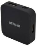 Astrum USB2.0 4 port HUB fekete UH020