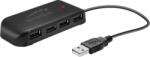 SPEEDLINK SNAPPY EVO USB Hub, 7-Port, USB 2.0, aktív, fekete (SL140005BK) (SL-140005-BK)