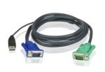 ATEN Set cabluri pentru KVM 3 in 1 SPHD USB 5m, Aten 2L-5205U (2L-5205U)