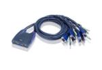 ATEN Distribuitor KVM USB VGA/Audio 4 porturi, ATEN Petite CS64US (CS64US)