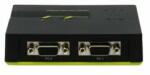 LevelOne KVM-0221 KVM switch (2 port, USB, audio, kábelszettel) (KVM-0221)